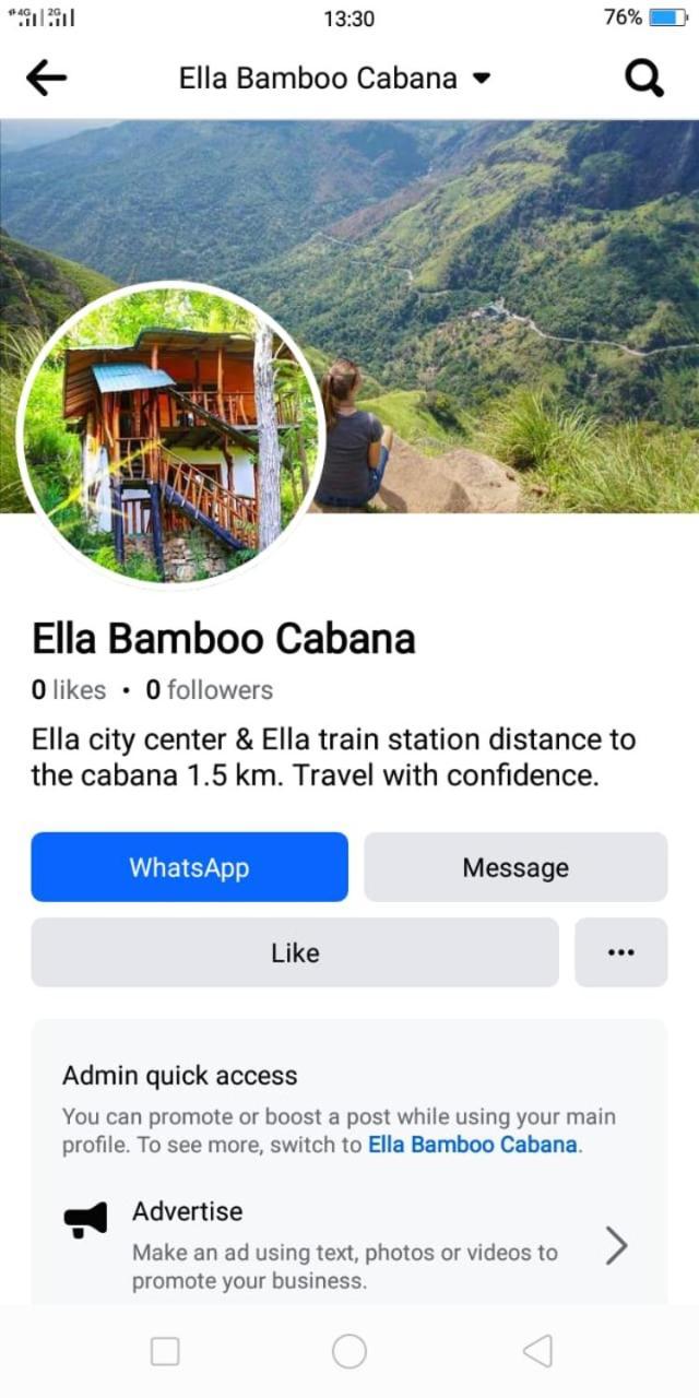 Ella Bamboo Cabana Экстерьер фото